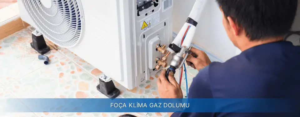 Foça İlçemi AUX Klima Gaz Dolumu
